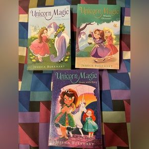 Selling unicorn magic 1,2&3 books. EUC, comes from pet/smoke free home.